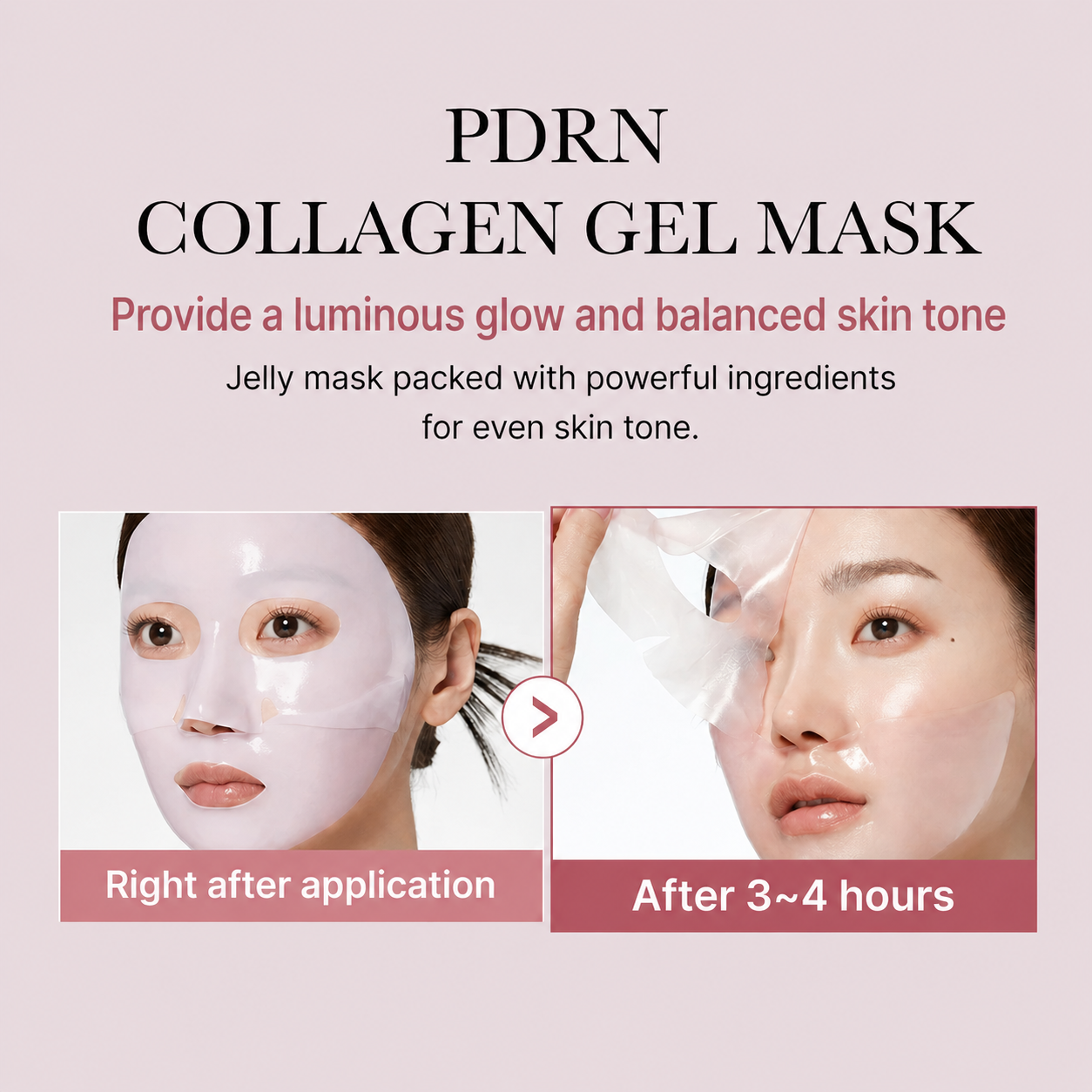 PDRN Pink Collagen Gel Mask