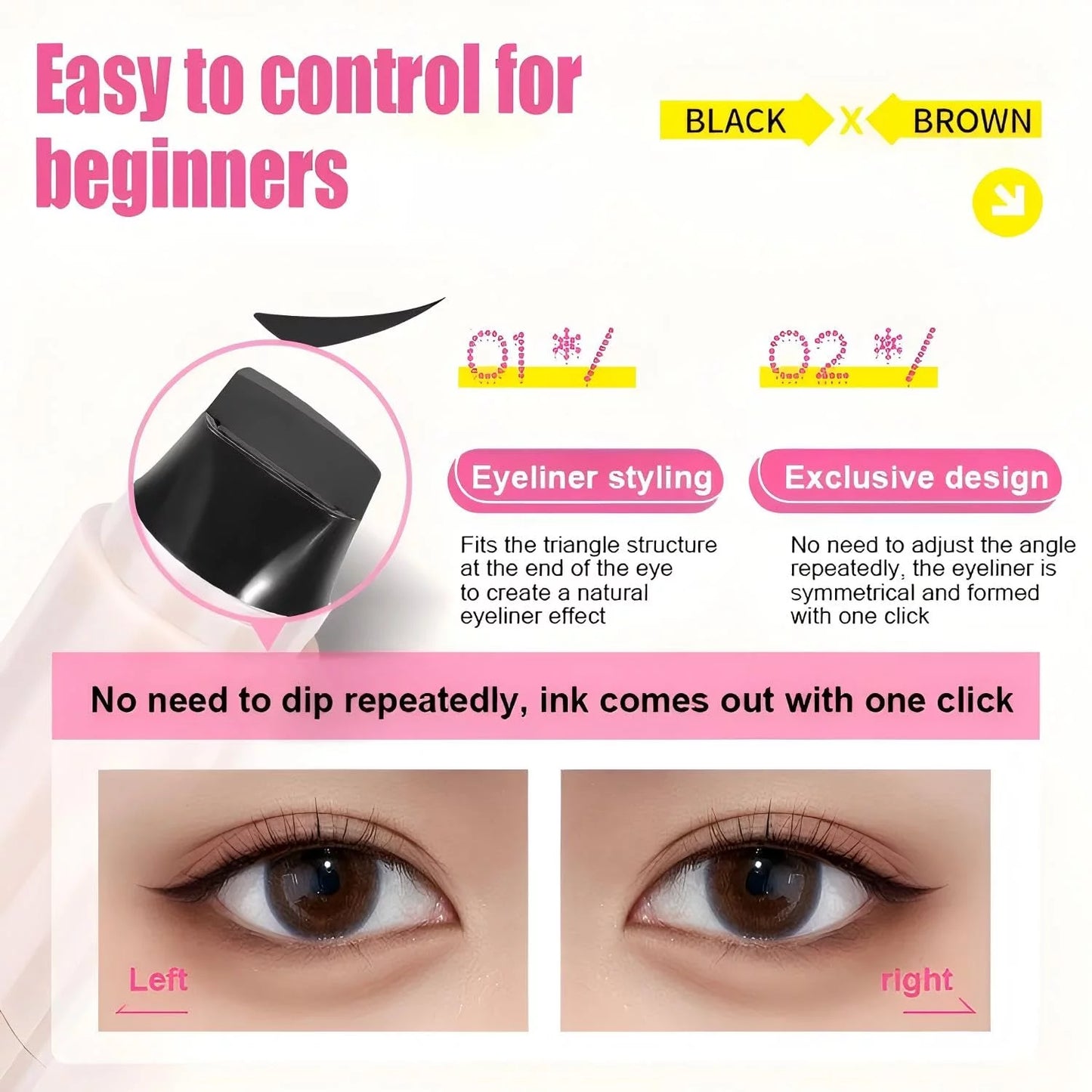 Winged Eyeliner Stamp Pen